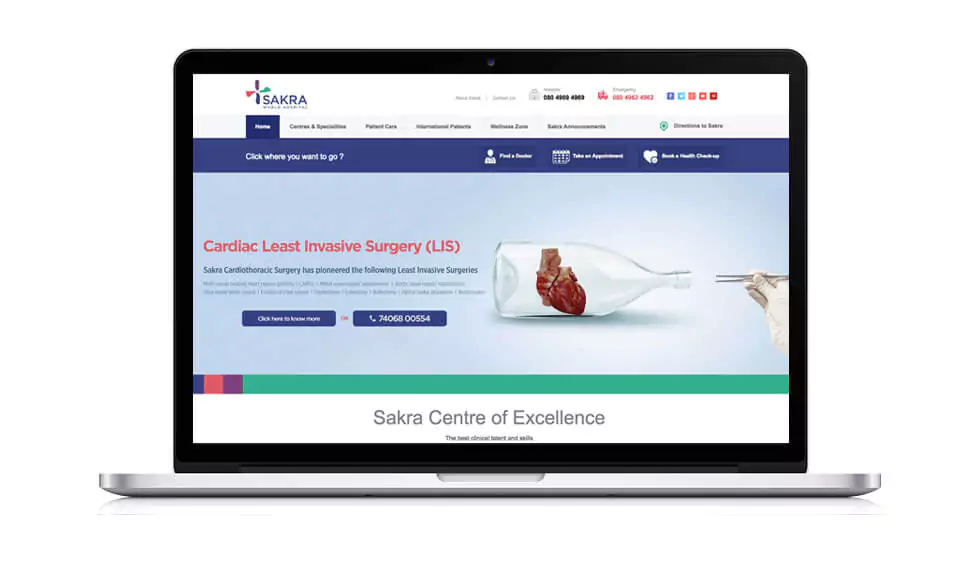 Sakra World hospital - Screenshot 1