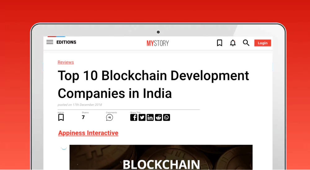 blockchain devlepment company in india